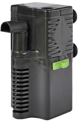 Happet DELFIN 350 Innenfilter, schwarz, mit Belüftung und Durchflussregelung. Leiser Filter mit einer Leistung von 190 l/h für Aquarien bis 60 l. Ein preiswerter und effizienter Aquarienfilter.