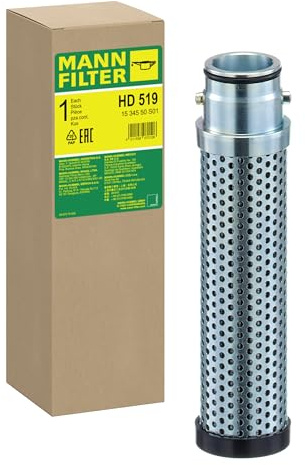 MANN-FILTER, HD 519 Hidráulico | Para Off-Highway, Pureza fluido hidráulico, Filtración máxima, Protección sistema hidráulico, Calidad original OE