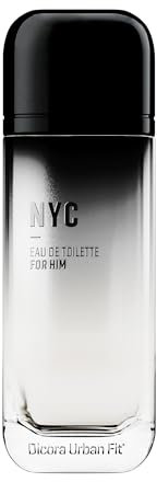 Dicora Urban Fit | Eau de Toilette NYC FOR HIM | Profumo da uomo | Fragranza agrumata e legnosa, Bergamotto, lavanda e fava tonka | Dimensione 150 ml