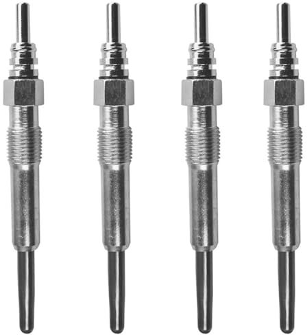 Twowinds - Candelette di Preriscaldamento 0250202022 Compatibile con Renault Clio 3, Kangoo, Laguna 3, Master 1.5 1.9 Dti Dci - Candeletta ad Incandescenza - Riscaldatori (set di 4 pezzi)