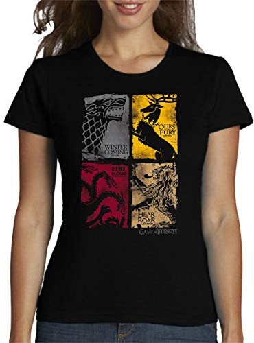 the Fan Tee Camiseta de Mujer Juego de Tronos Tyrion Snow Dragon Daenerys Stark 064 M