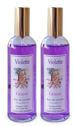 Grenadine Boutique - Eau de Toilette Parfum Pays de Grasse - Lot de 2, Violette