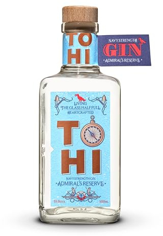 TOHI Admiral's Reserve - Navy Strength Gin | Spirito prestato dall'Estonia | 59,1% | 500ml