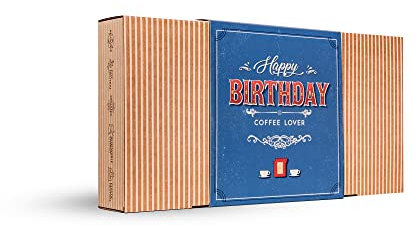 Coffret cadeau de café d'anniversaire gastronomique pour homme et femme – 14 des meilleurs cafés spécialisés et biologiques au monde | Préparez et profitez à tout moment, n'importe où | Idée cadeau de