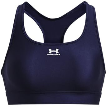Under Armour Women's UA Authentics Mid Padless, Medium Support Sports Bra, Sweat-Wicking Unpadded and Wireless Sports Bra