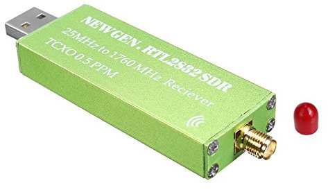 Adaptador USB -SDR RTL2832U + R820T2 + 1Ppm TCXO TV Receptor sintonizador