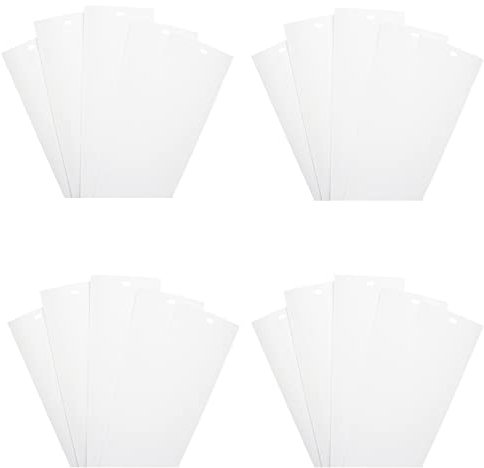 Lamellenflügel für vertikale Jalousien, PVC, 209,6 x 8,9 cm, Weiß, 20 Stück