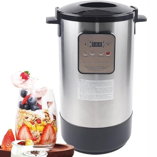 Máquina eléctrica de fermentación de yogur for fermentación de masa, máquina de fermentación de vino de arroz natto, máquina fermentadora comercial de 12 litros, fermentadora de yogur de 100 W con con