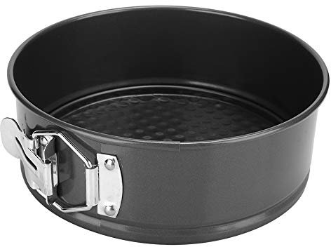 Moule à charnière pour la cuisson, moule à gâteau rond antiadhésif avec boucle, moule à gâteau profond étanche, ensemble rond de moules à gâteau (18CM snap cake touch (packed in kraft paper box))