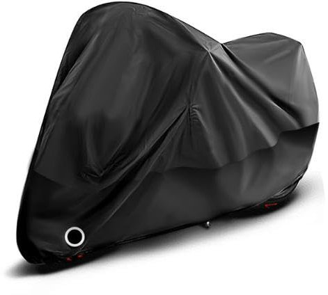 Fundas Motos para Yamaha YZF- R6 YZFR6 YZF R6, 190T Cubre Moto Protección Todo el Año Impermeable Anti-UV Resistente a Arañazos Rasgaduras Accesorios,B Without-Black