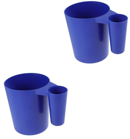 iplusmile 2pièces Scoop De Nettoyage pour Piscine Plastique Outil Pratique avec Poignée Écumoire pour La Propreté des Et Étangs