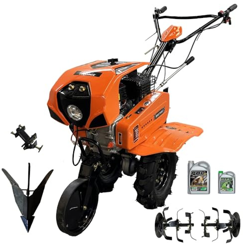 ZEUS FORCE Motocoltivatore a benzina professionale 212 CC - 7 CV con faro