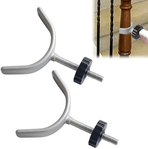 Menibeuty Schutz Geländer, 2 Stück Y Spindel für Treppenschutzgitter Y-Spindel Druckschrauben M10 Druckschrauben Kindergitter, Treppenschutz Druckschraubens für Babys und Haustiere (Schwarz)