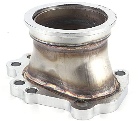 MasYosh Flangia Dell'adattatore, 8 Bulloni a Banda 3in V per T25 T28 GT25 GT28, con Materiale in Lega di Acciaio, Dimensioni Compatte Easy Installazione