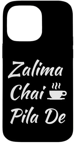 Zalima Chai Pila De Gran Viral Desi Pakistaní India Diseños Carcasa para iPhone 14 Pro MAX