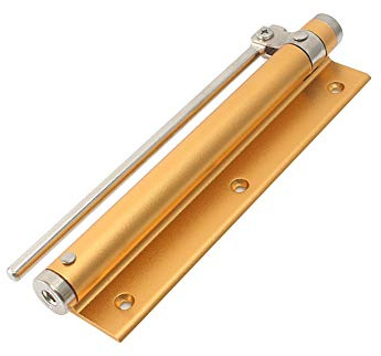 Chiudiporta automatico con riduzione del rumore, resistente fino a 35 kg, per chiusura scorrevole, finitura dorata, ideale per uso domestico e ufficio