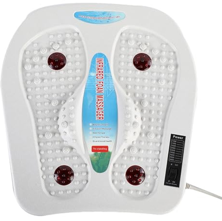Fotmassagerare maskin, fotmassageapparat - uppvärmd elektrisk massageapparat, elektrisk uppvärmd massagemaskin, lämplig för och plats d