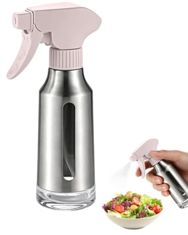 Generico Spruzzatore Olio D'Oliva Dispenser Ricaricabile In Acciaio Da 188
