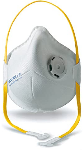 Moldex Atemschutzmaske Smart Pocket FFP3 NR D mit Klimaventil 10 Stück, 2575