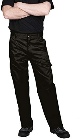 Portwest Pantalones Combat, Tamaño: 46, Color: Negro, C701BKR46