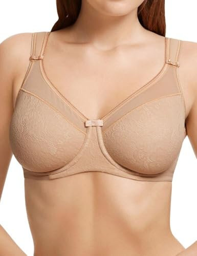 Berlei Beauty Lace Underwired Smoothing Bra Beige 44G