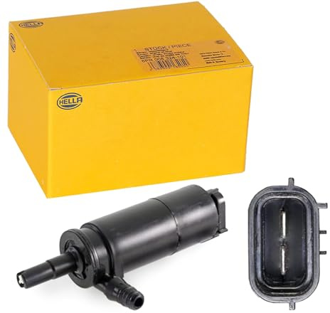 HELLA 8TW 006 849-051 Waschwasserpumpe, Scheinwerferreinigung - 12V - elektrisch - Monopumpe