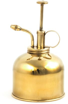 Kikkerland Plant Mister Brass, Gold, 15 x 15.5 x 15.5 cm