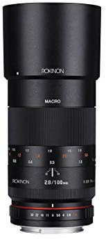 Rokinon Téléobjectif Macro Full Frame F2.8 Ed UMC 100 mm avec Puce AE intégrée pour appareils Photo Reflex numériques Nikon