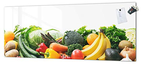 Wide Format Wall Panel with Magnetic Sheet Backing Fruits&Veggies Series MBBS05: