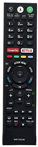 VINABTY RMF-TX310E Ersatz Fernbedienung Kompatibel mit Sony TV KD-43XG8305 | KD-75XF90xx KD-55XF90xx KD-49XF9005 KD-43XG8096 KD-49XG9005 KD-49XG8096 KD-65AG8 KD-65XG8096 KD-65XF9005 KD-55XG8096