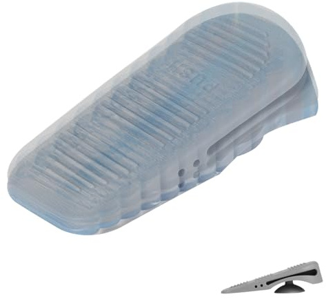 Türkeil, Rutschfester Gummi Türkeil Stopper Heavy Duty Gummi Türkeil Stopper Ideal für Haus, Büro und Werkstatt (Transparent)
