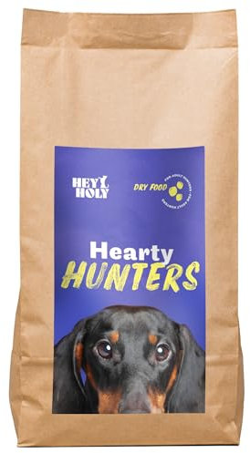 HEY HOLY Premium Trockenfutter für Kleine Jagdhunde 100% getreidefrei | 7kg Hundefutter für ausgewachsene, kleine Jagdhunde mit Rind | Hochverträglich aus natürlichen Zutaten