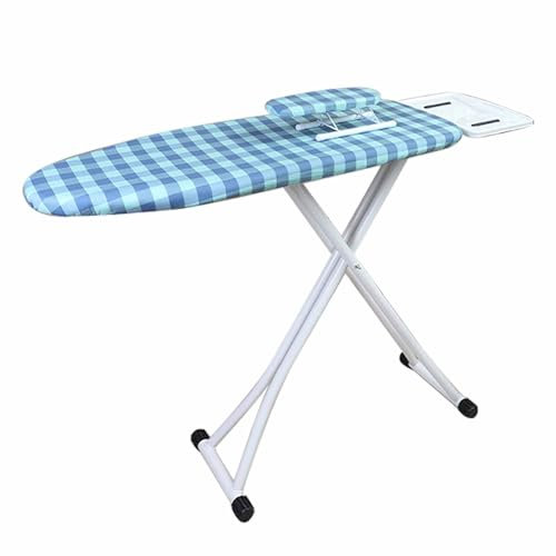 CHAOJIMALI ASSE da Stiro,Tavola da Stiro in Metallo Pieghevole,Altezza Regolabile:73cm/28.74in-83cm/32.67in,Piedini Antiscivolo,con Funzione Stiro Veloce (Colore : Verde, Dimensione : 2)