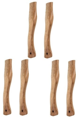 INOOMP 6pezzi Manico Di Ricambio Per Legno Design Ergonomico e Antiscivolo Manico Per Attività All Aperto Per Taglio Legna e Giardinaggio
