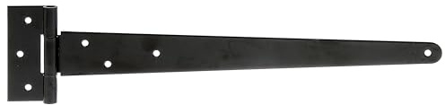 Alberts 829940 Cross Hangers | Black Dip Varnish | Band 397 x 46 mm | Hinge 90 x 40 mm | Set of 10
