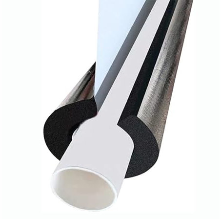 Antigel D'extérieur Tube D'isolation, Manchon De Protection pour Tuyau d'eau, Tubes en Mousse D'isolation De Tuyau pour Aux Unités De Climatisation(16mmX10mmX0.9m)
