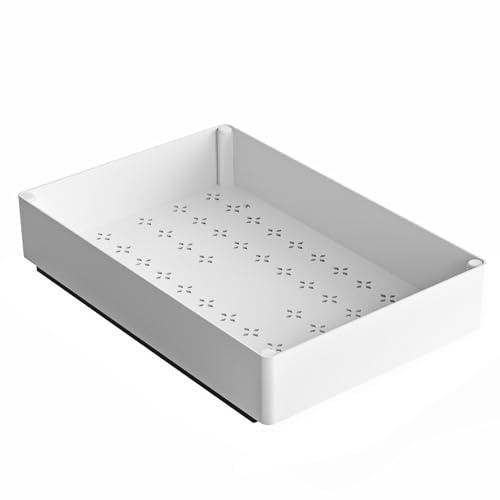 3 Sizes Extendable Drawer Kitchen Telescopic Drawer Organiser Kitchen Cabinet Organiser Kitchen Cabinet Organiser Spice Rack Extendable for Kitchen Pantry and Bathroom, 27 W x 40 D x 7 H cm