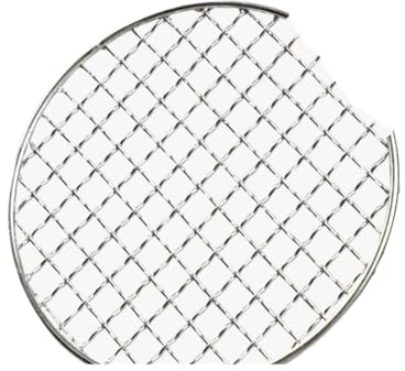 Parrilla de rejilla para barbacoa, Red de barbacoa redonda de acero inoxidable 304 reutilizable de varios tamaños(60cm)
