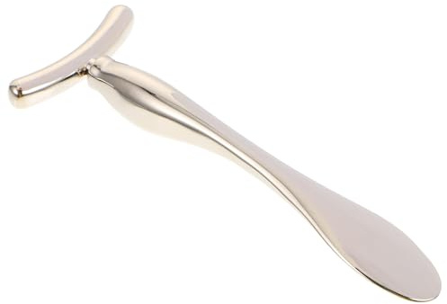 PENIKOKO Augencreme Massagegerät Silberner Augenapplikator 4 Stück aus Zinklegierung für Pflege der Augenpartie für Frauen