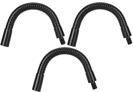 WEKADRIN 3 pezzi Asta Microfono da Tavolo Tubo Metallo Flessibile con Attacco Supporto Estensibile per Smartphone e Fotocamere Tubo Collo d Oca per Posizionamento Creativo