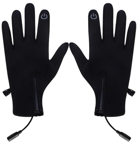 Liakyunf Guantes Con Calefacción Para Hombres | Guantes Para Pantalla Táctil - Manoplas Térmicas Con Calefacción USB,para Ciclismo, Correr, Esquí, Invierno Exterior, Clima Frío, Mujeres y Hombres