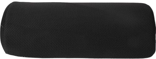 MINAOLULUS Almohada Reposapiés Ergonómica Negra de Malla, Cojín Elevado para Oficina Espuma de Alta Recuperación, Soporte Cómodo para Piernas y Circulación, Accesorio Adecuado para