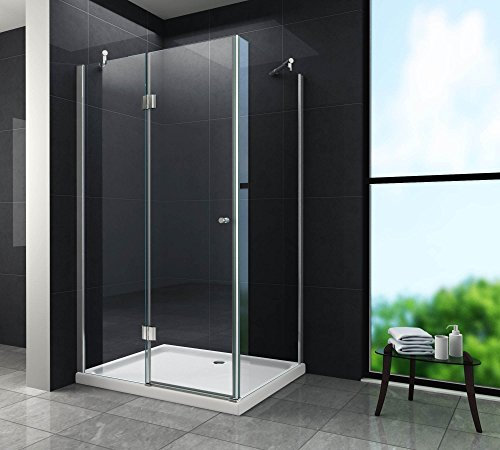 Duschkabine NOVUM 120 x 100 x 195 cm ohne Duschtasse