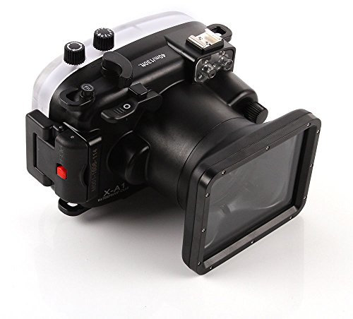 MEIKON 40m sostituzione impermeabile custodia protettiva subacqueo fotocamera Contenitori Astuccio per Fujifilm Fuji X-A1 16-50mm Dslr fotocamera