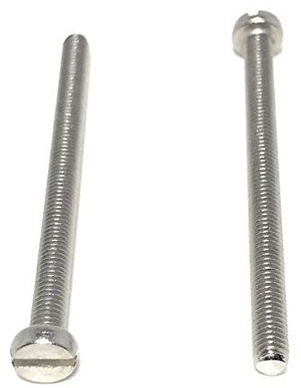 M3-.50 x 40 Stainless Steel Slotted Cheese Head Machine Screw DIN84 A2 M3x40 (25 Pieces)