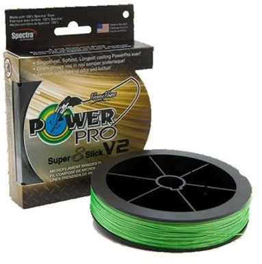 POWER PRO Tresse 8 Brins Sup 8 Slick V2 Aqua Green 135m - D.0,13mm - R.8Kg - PPBISV213513AG