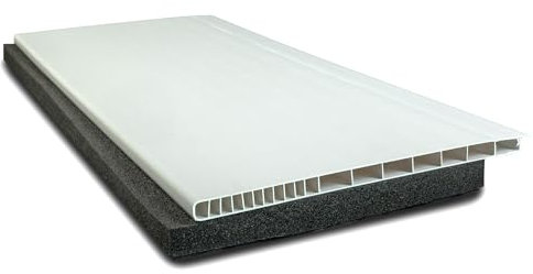 Rollwin Rolladenkastendeckel 220mm Tiefe 1,25m Rolladenkasten Abdeckung Rolladenkasten Dämmung Rollladenkastendeckel