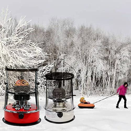 Chauffage au pétrole avec réchaud à pétrole à extinction automatique 4.6/6l four de camping au pétrole portable 2600W chauffage au pétrole for terrasse yacht appartement garage chauffage au kérosène/5