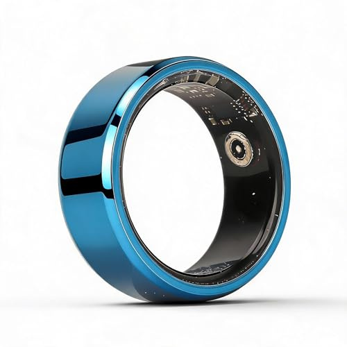 Bewinner Smart Ring Health Tracker, Fitness and Wellness Tracker with Remote Camera Control, Body Temperature, Sleep Monitoring, IP68 Waterproof Step Recording Ring for Men Women