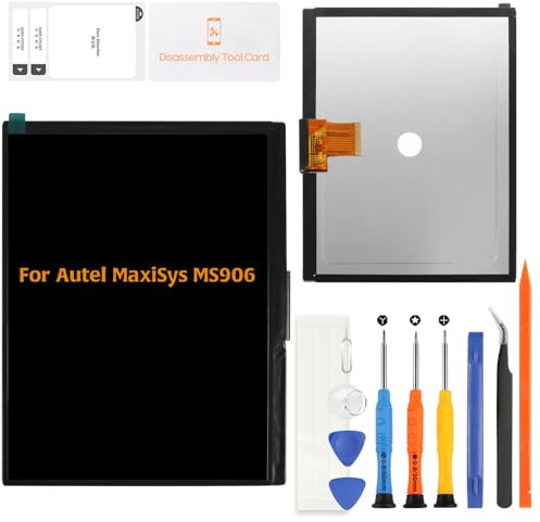 Olivechard 8 LCD Screen Replacement for Autel MaxiSys MS906 MS906S MS906TS MS906BT MS906CV Display Panel Repair Part Without Touch Screen
